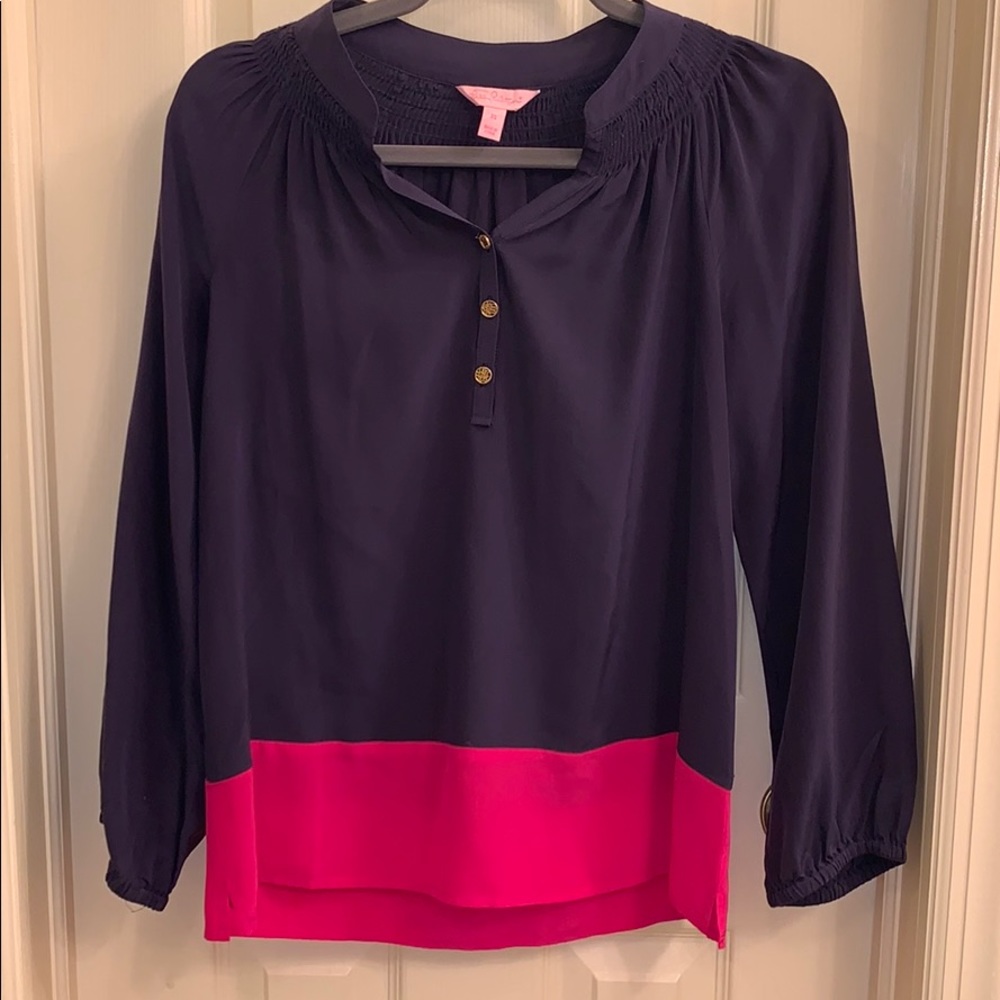 Lilly Pulitzer Colorblock Elsa Top- XS